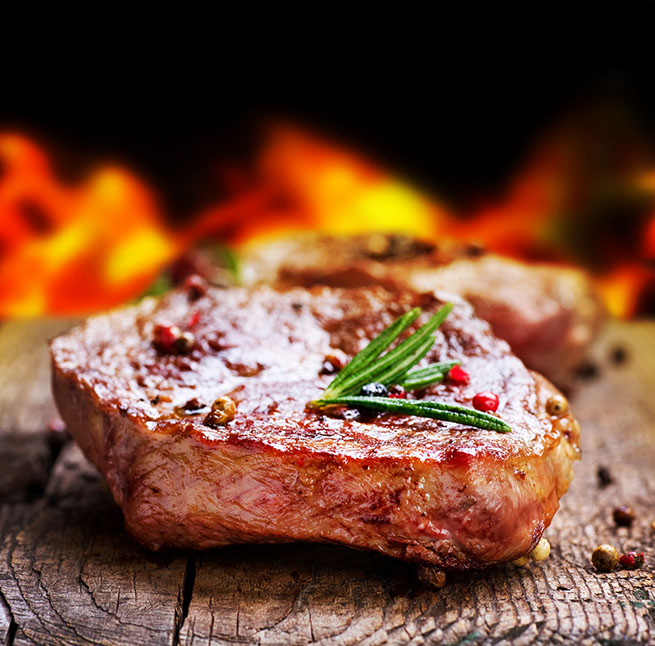 Image of a steak prepared at Butcher's Chop House located at 751 Lower Main Street - Park City, Utah